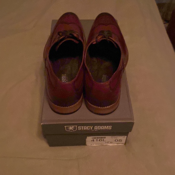 Stacy Adam’s brown wingtip size 12 used with new box - Picture 5 of 6